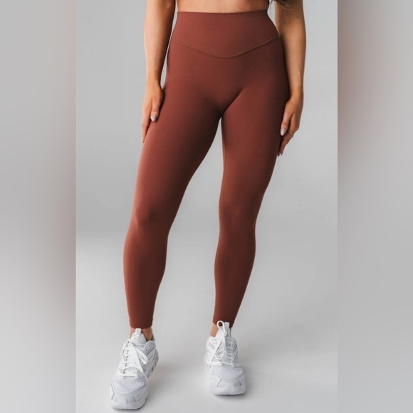 be active Pants - Be Active|Burnt Orange/Rust athletic high rise leggings,Size Large•••Stretchy